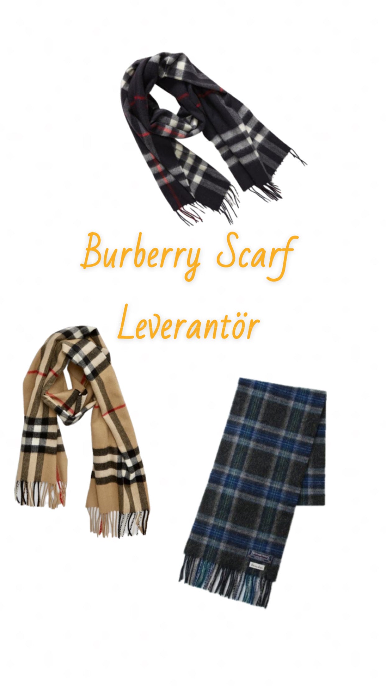 Burberry Scarf Leverantör